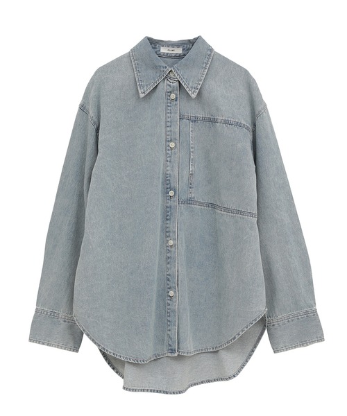 クラネ　デニムシャツ CLANE（クラネ） ブラウス シャツ 「CLANE/クラネ」COMPACT DENIM