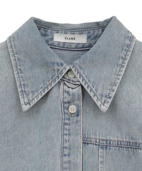 CLANE / コンパクトデニムシャツ　タグ付き CLANE（クラネ） ブラウス シャツ 「CLANE/クラネ」COMPACT DENIM