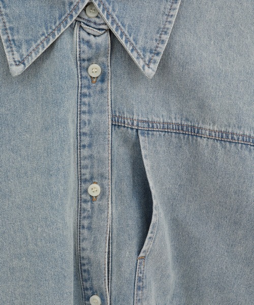 CLANE（クラネ） ブラウス シャツ 「CLANE/クラネ」COMPACT DENIM