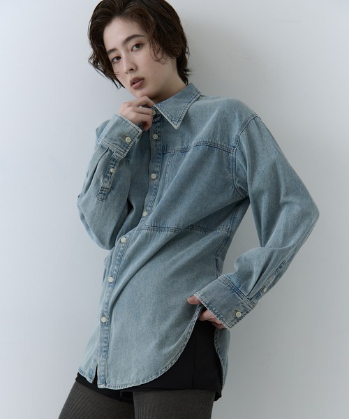 CLANE（クラネ） ブラウス シャツ 「CLANE/クラネ」COMPACT DENIM