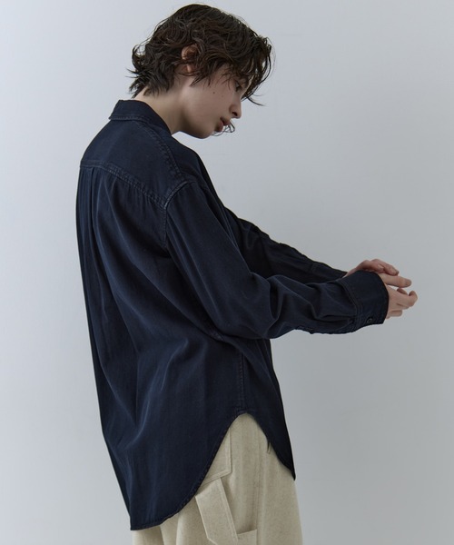 CLANE（クラネ） ブラウス シャツ 「CLANE/クラネ」COMPACT DENIM