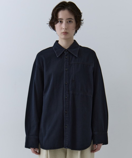 CLANE（クラネ） ブラウス シャツ 「CLANE/クラネ」COMPACT DENIM