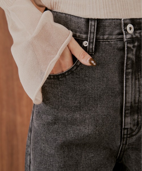 「Shelly island」 デニムパンツ L ホワイト レディース_画像3