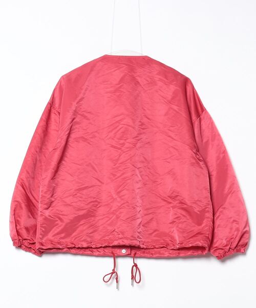 Champion（チャンピオン） ノーカラージャケット MEDIUM レッド