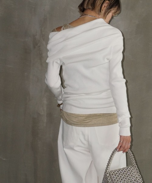 「chuclla」 長袖ニット FREE ブラック レディース_画像3