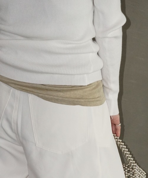 「chuclla」 長袖ニット FREE ブラック レディース_画像8