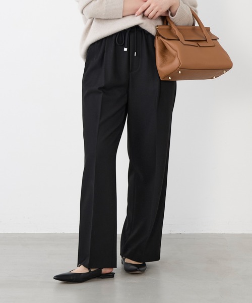 MICA&DEAL（マイカアンドディール） パンツ セミワイド裏起毛パンツ