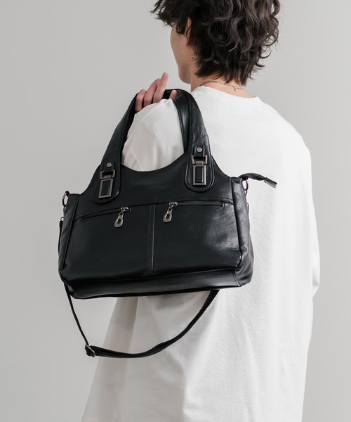 Rocky Monroe（ロッキーモンロー） ショルダーバッグ 2WAY PUレザー