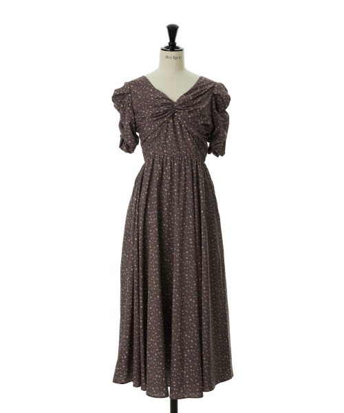 ワンピース Herpraha 25ss Her lip to 7分袖ワンピース S ブラック レディース : ZOZOTOWN Yahoo