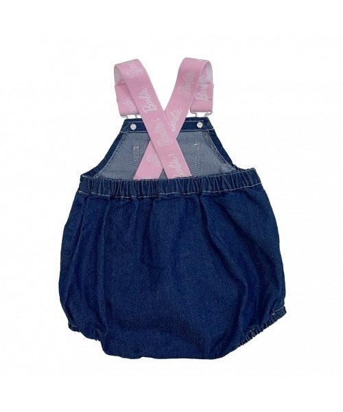 ベビー服 ロンパース Barbie バービー デニムサロペットロンパース 