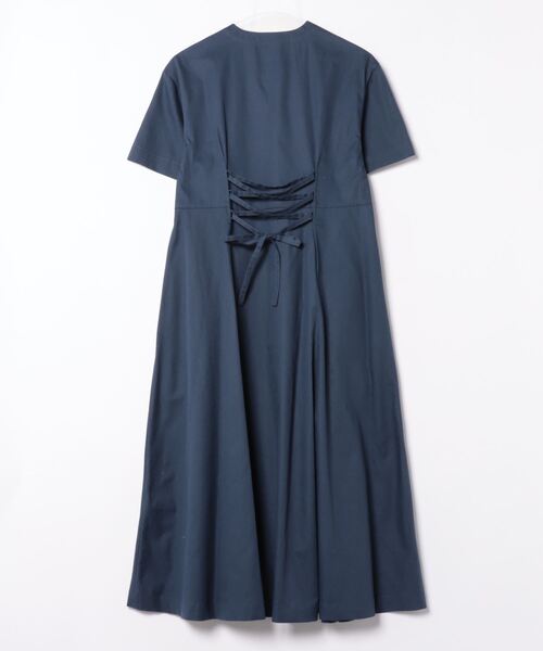 「PREFERIR」 半袖ワンピース LARGE チャコールグレー レディース_画像2