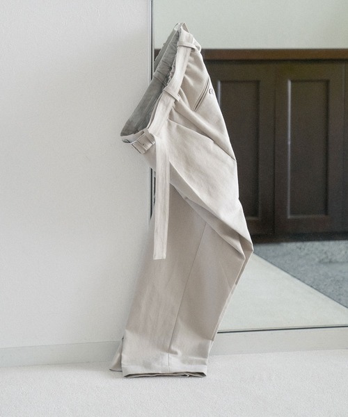 ADAM ET ROPE'（アダムエロペ） ワイドパンツ スラックス コットン