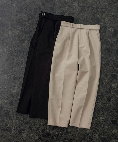 ADAM ET ROPE'（アダムエロペ） ワイドパンツ スラックス コットン