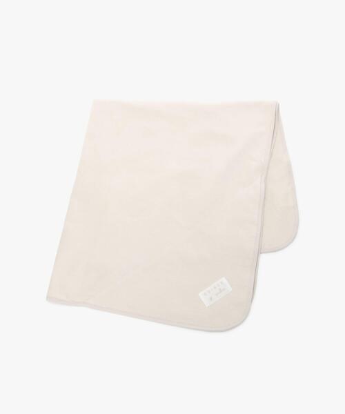 おくるみ agnes b. × UCHINO ベビー ロゴ コットン パイル ベビーケット