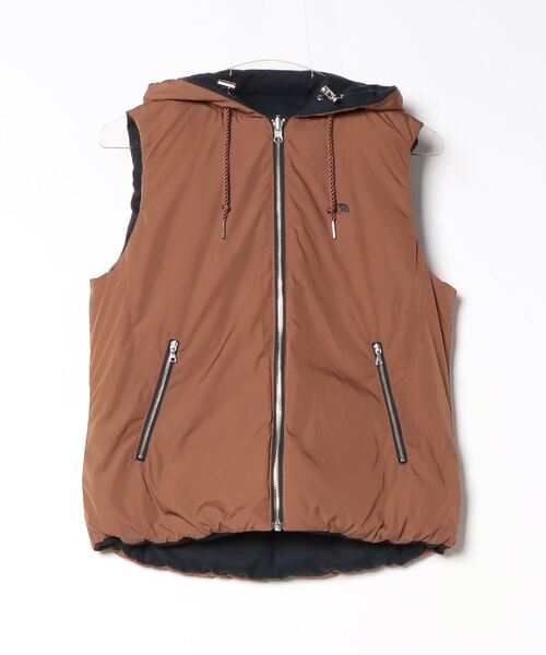 「arnold palmer timeless」 ダウンベスト M ネイビー レディース_画像3