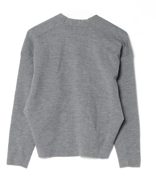 「ADAM ET ROPE'」 ニットカーディガン FREE グレー レディース_画像2