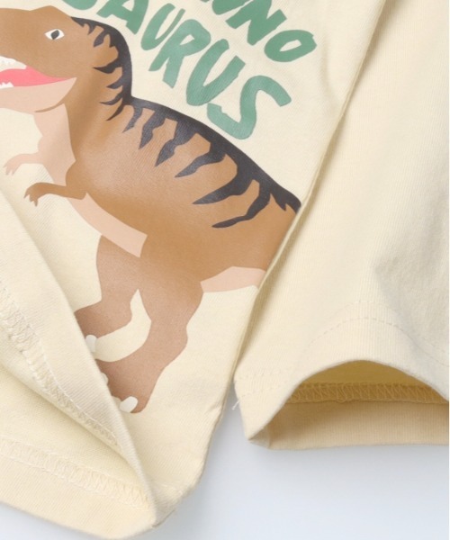 Crescent tシャツ 恐竜プリント長袖Tシャツ キッズ 子供服 男の子