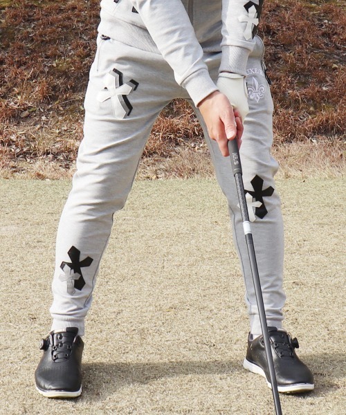 スウェットパンツ ジャージ (RM)「LUXE/R GOLF」ストレッチ ポンチ