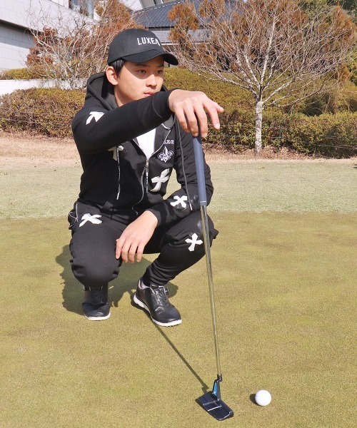 スウェットパンツ ジャージ (RM)「LUXE/R GOLF」ストレッチ ポンチ