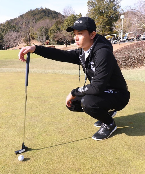 スウェットパンツ ジャージ (RM)「LUXE/R GOLF」ストレッチ ポンチ