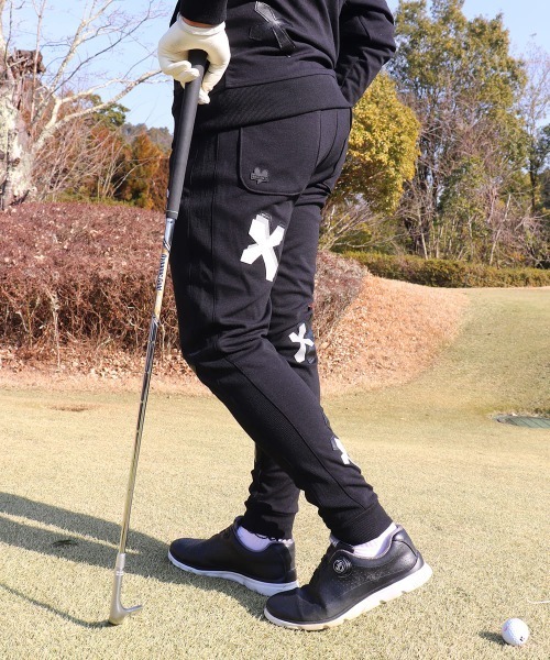 スウェットパンツ ジャージ (RM)「LUXE/R GOLF」ストレッチ ポンチ