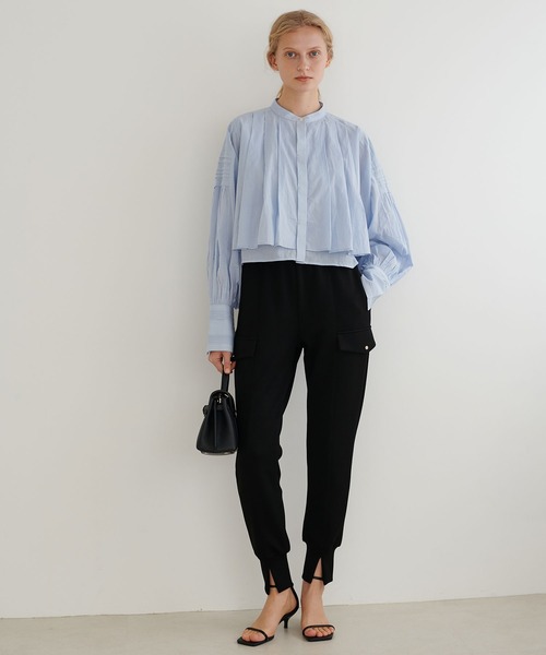 「TITE IN THE STORE」 長袖ブラウス 38 オフホワイト レディース_画像3