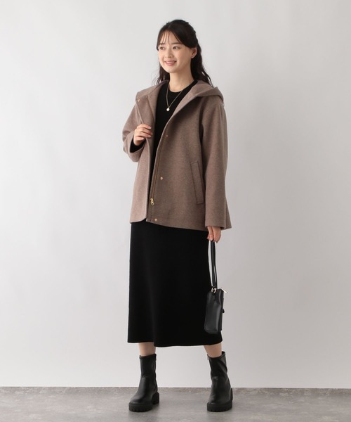 「GLOBAL WORK Smile Seed Store」 ニットワンピース SMALL 杢グレー レディース_画像7