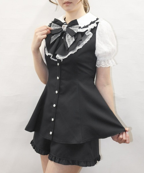 「Secret Honey」 セットアップ MEDIUM ブラック レディース_画像2