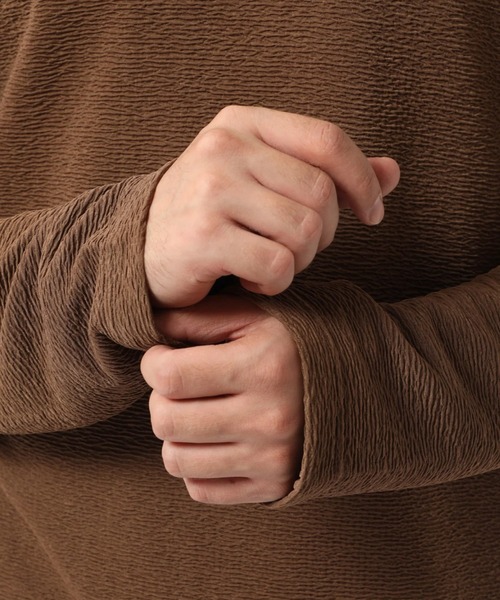 「CUSTOM CULTURE」 長袖Tシャツ 2 ブルー メンズ_画像5