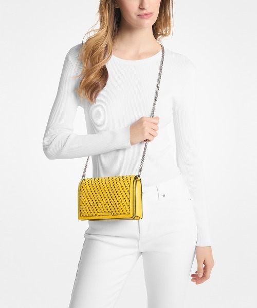 「MICHAEL KORS」 ショルダーバッグ FREE イエロー レディースの画像