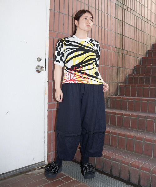 「gomme」 半袖Tシャツ MEDIUM ブラック レディース_画像8