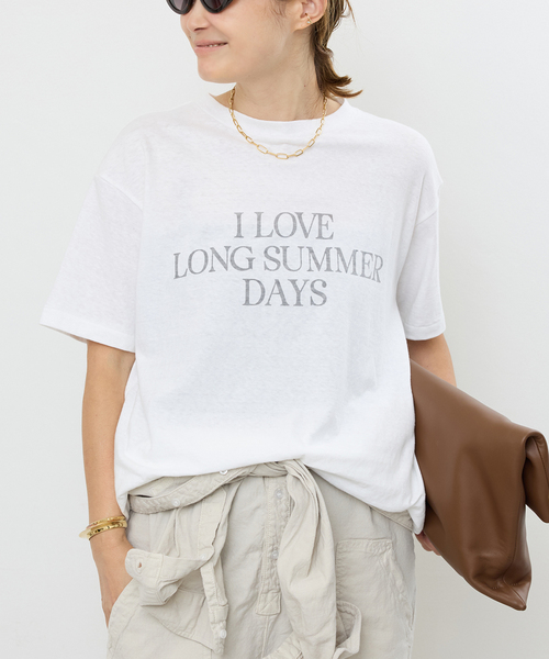 「AMERICANA」 半袖Tシャツ FREE ホワイト レディース_画像5