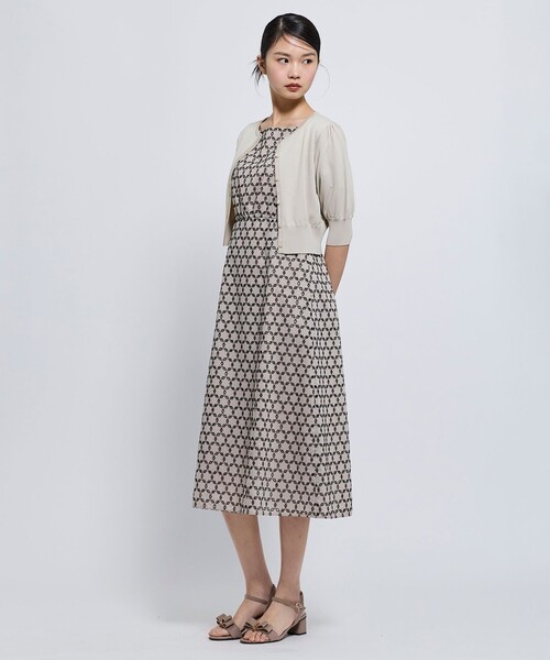 ワンピース GLASS MOTIF DRESS ドレスの画像