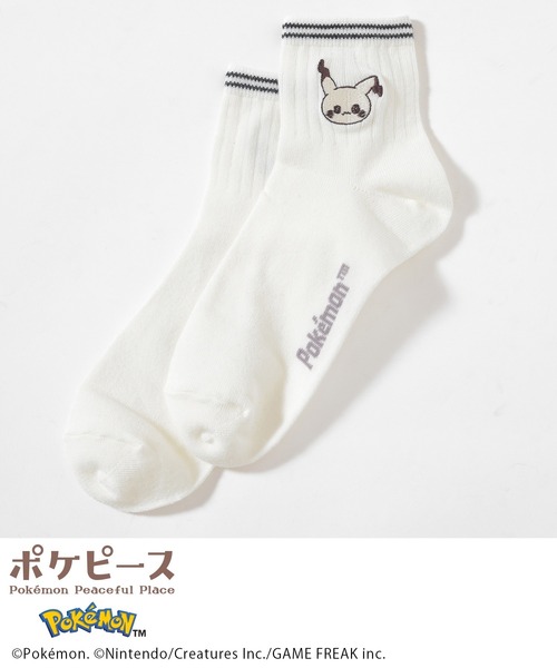 Honeys（ハニーズ） 靴下 ポケピース／ソックス（白） レディース
