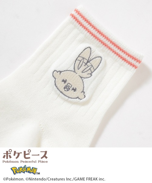 Honeys（ハニーズ） 靴下 ポケピース／ソックス（白） レディース