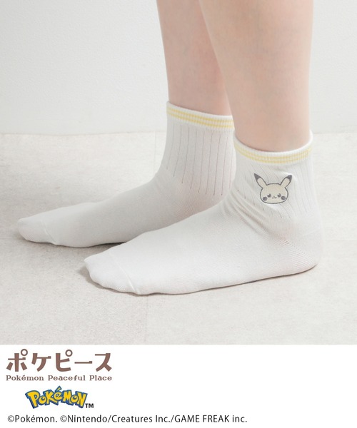 Honeys（ハニーズ） 靴下 ポケピース／ソックス（白） レディース