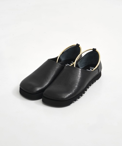 パンプス 「MANA/マナ」ankle strap round toe flat shoes/アンクルストラップラウンドトゥフラットシューズの画像
