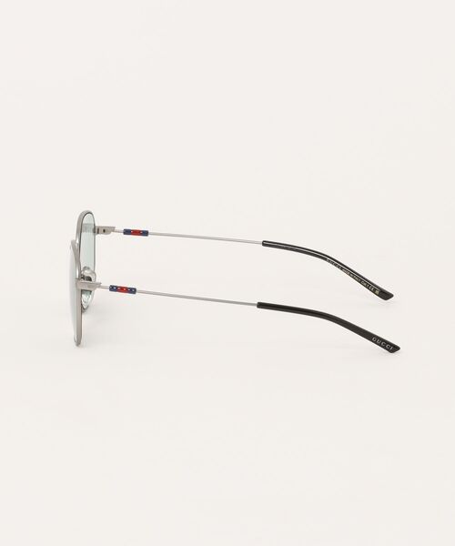 サングラス 「GUCCI/グッチ」スクエア サングラス GG2095S 005 52 シルバー メタル メンズ レディースの画像