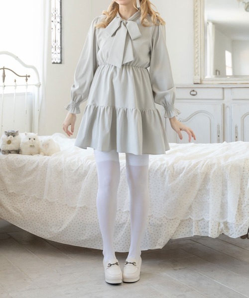 「DearMyLoveRose」 長袖ワンピース LARGE ブラック レディース_画像5