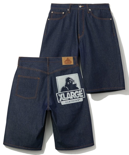 XLARGE（エクストラ ラージ） デニムハーフパンツ 30inch ブラック