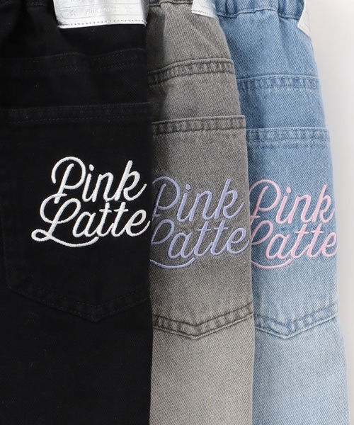 PINK-latte（ピンクラテ） パンツ ダメージショートパンツ キッズ 子供