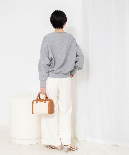「NOLLEY'S Sophi」 スウェットカットソー 38 ネイビー レディース_画像7