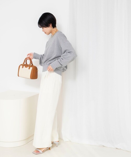 「NOLLEY'S Sophi」 スウェットカットソー 38 ネイビー レディース_画像8