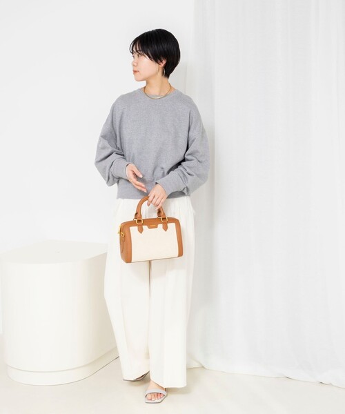 「NOLLEY'S Sophi」 スウェットカットソー 38 ネイビー レディース_画像9