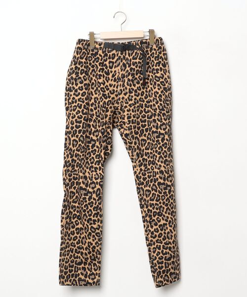 GRAMICCI レオパード ヒョウ柄 パンツ Gramicci（グラミチ） レオパードパンツ M ブラウン レディース