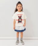 tシャツ 針抜き半袖Tシャツ&裾レースフリルト...の詳細画像3