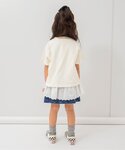 tシャツ 針抜き半袖Tシャツ&裾レースフリルト...の詳細画像4