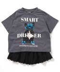 tシャツ 針抜き半袖Tシャツ&裾レースフリルト...の詳細画像5