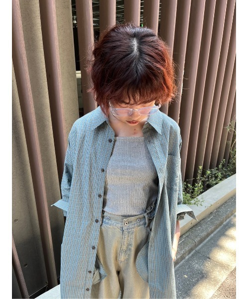 「DOUBLE NAME」 長袖シャツ FREE ベージュ レディース_画像8