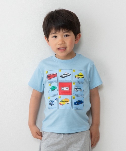 tシャツ TOMICA トミカ 図鑑アート 半袖Tシャツ キッズ 子供服 男の子